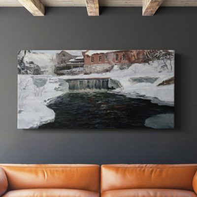 Série paysage - Dxliv - Toile tendue avec châssis - Prêt à accrocher