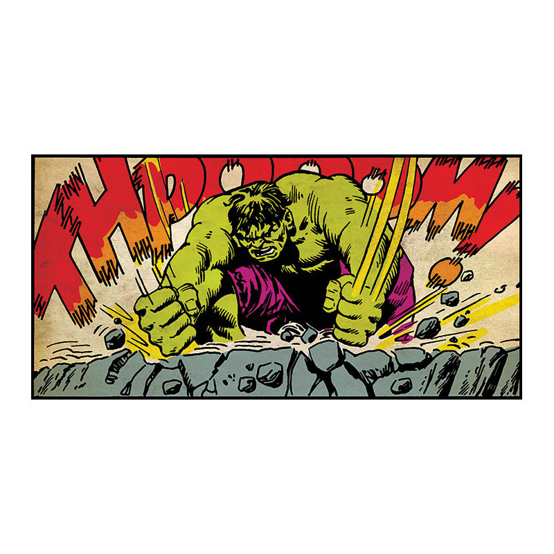 Hulk Thpooom Graphic Art Print on Canvas