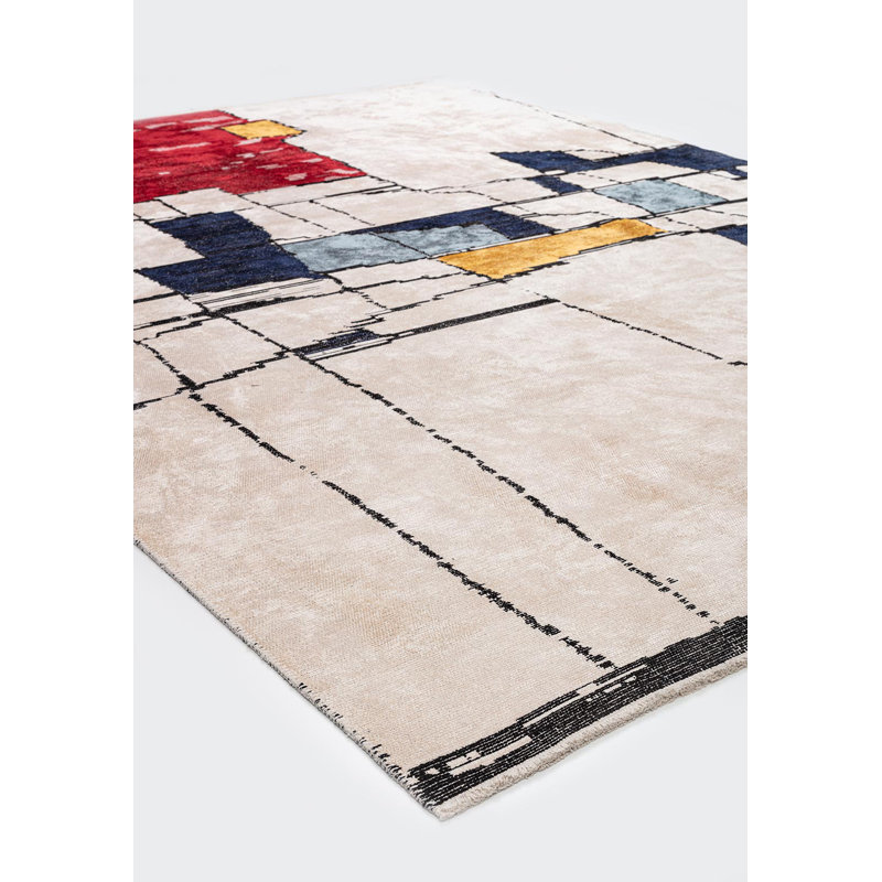Rapture Abstract Area Rug, Rectangle 7'10" x 11'2"