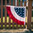 Patriotic Ruffle Corner Bunting