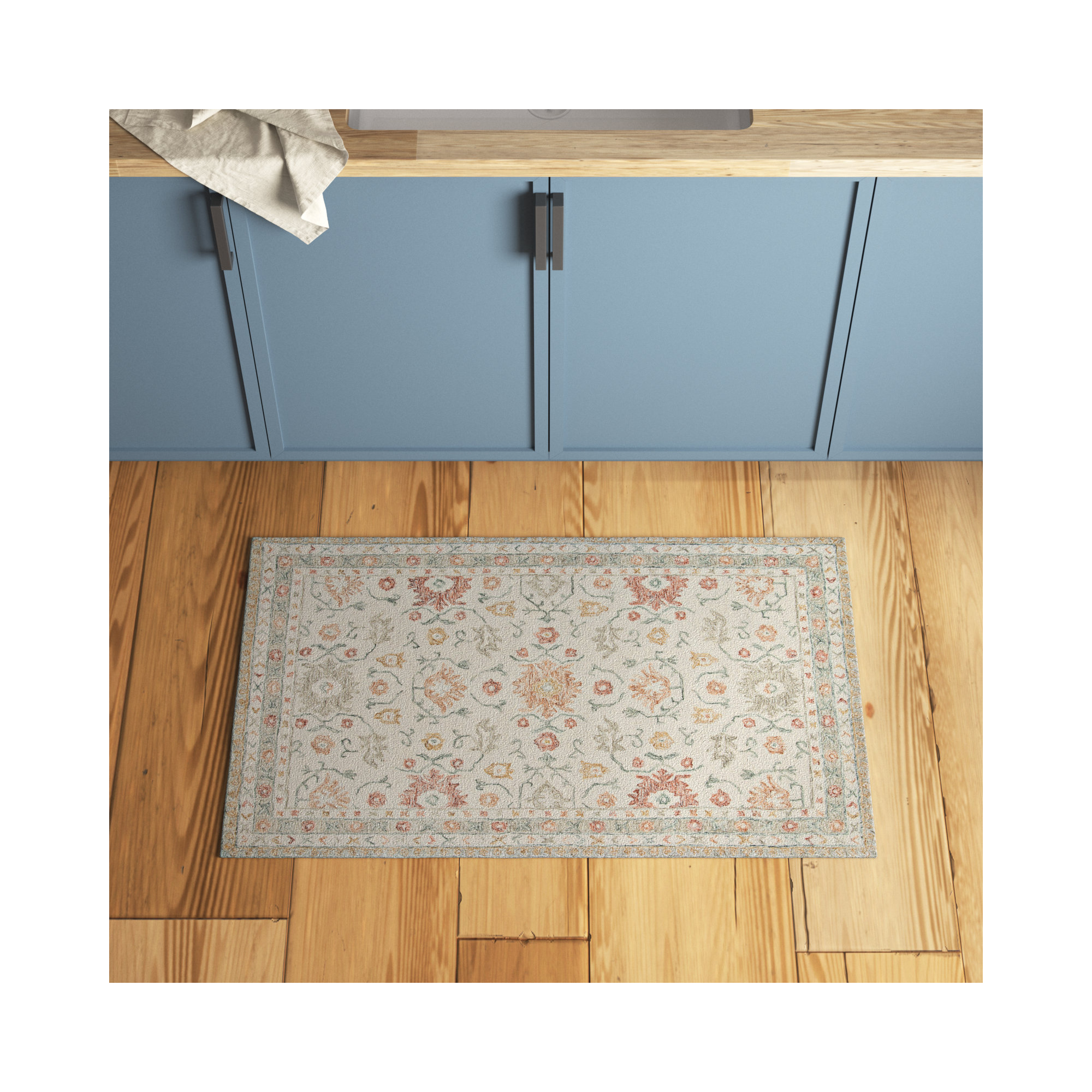 Aden Handmade Wool Rug, Rectangle 2'3" x 3'9"