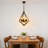 5-light Dimmable Geometric Chandelier With Warm Light Source