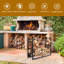 Tosca 91.4cm W x 33cm D Metal Log Store