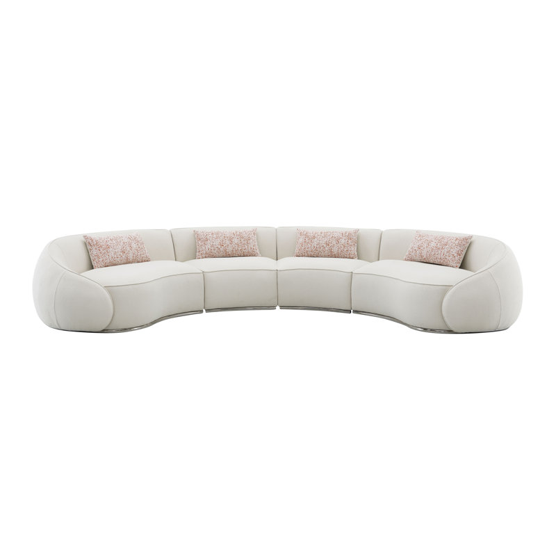 Sahara Sectional Sofa W/4 Pillows