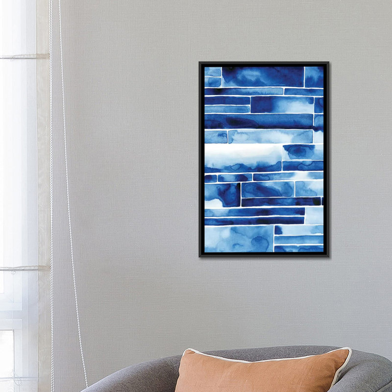 «Mystifié I», reproduction sur toile, H 26 po x l 18 po x P 1,5 po, Toile avec cadre flottant noir, Pas de tapis
