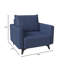 Fauteuil d'appoint en cuir Lapathos-480873137