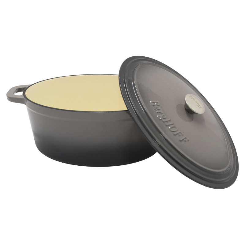 Cocotte ovale émaillée BergHOFF, Gris, 8 pintes