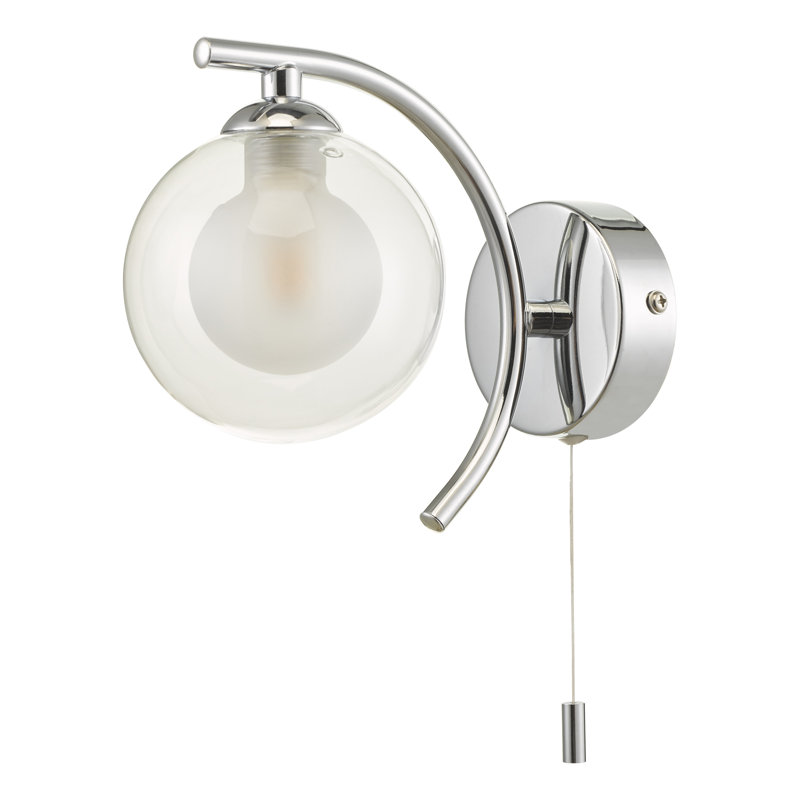 Pipkins Armed Sconce, Polished Chrome