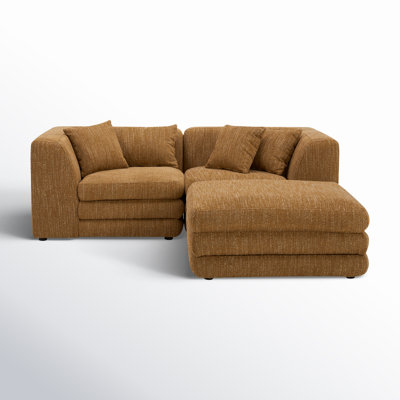Donia Modular Upholstered Reversible L-Sectional