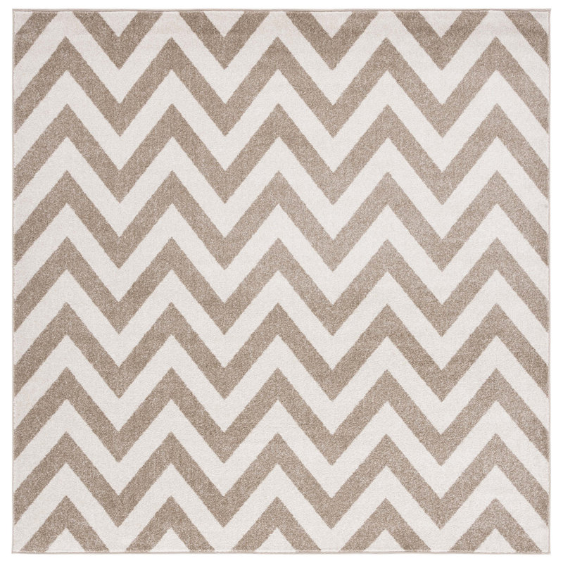 Tapis à chevrons Falstaff Performance, Carré 7 pi