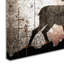 « calling cerf », reproduction d’impression sur toile tendue en gris-21937609