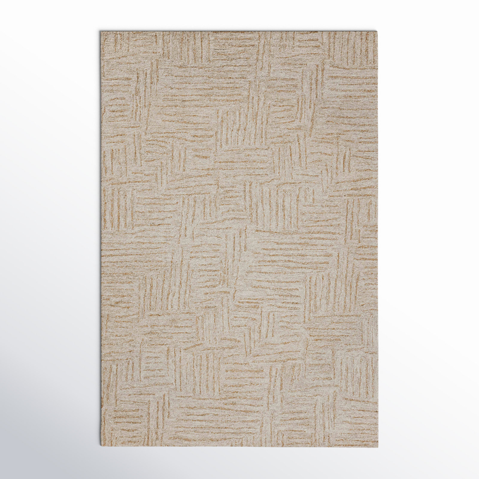 Chris Loves Julia x Loloi Polly Smoke Sand Rug, Rectangle 5' x 7'6"