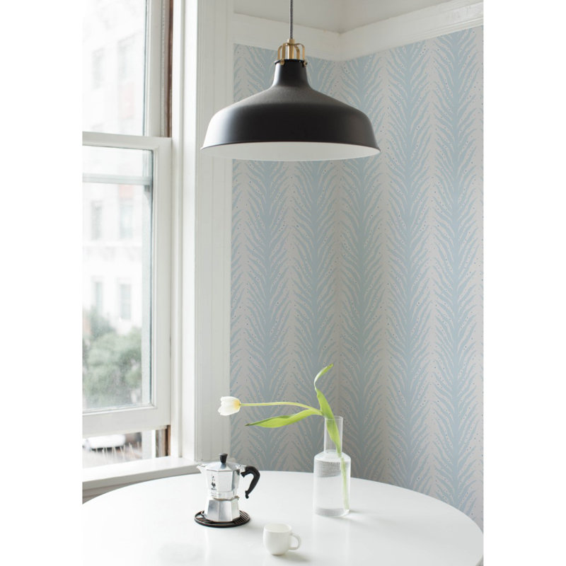 Schumacher x Celerie Kemble Creeping Fern Wallpaper, Moss