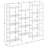 Etagere Bookcase Triple Wide 69.3"W*69.3"H Large Bookshelf 5 Tiers-1718089212-1687657360