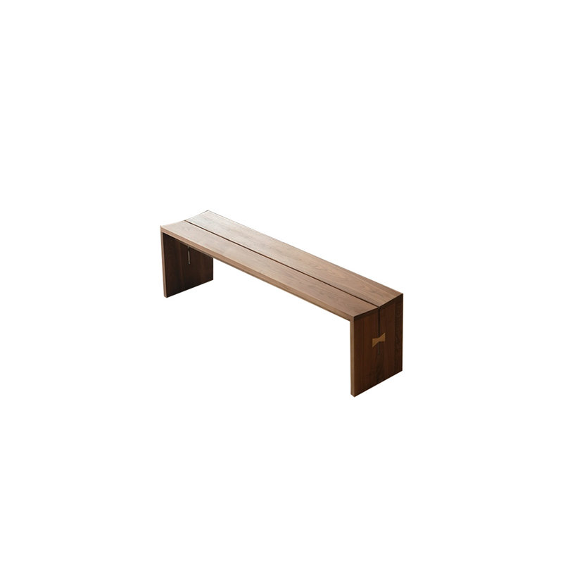 Solid Wood V-shaped Bench Solid Wood Bench, 17.71" H x 62.99" W x 13.77" D