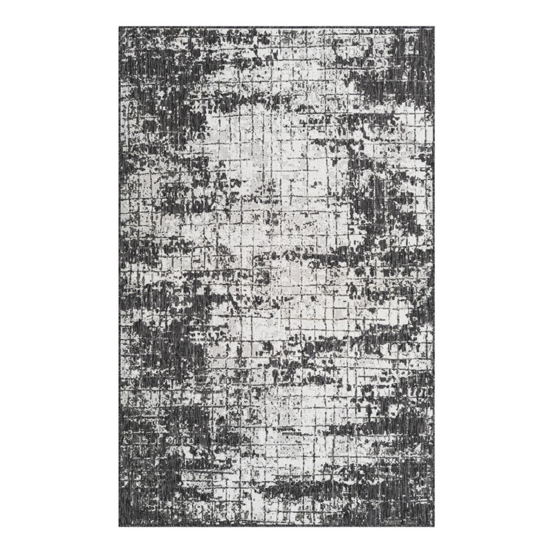Tapis intérieur / extérieur d'extérieur moderne, Rectangle 5 pi 3 po x 8 pi