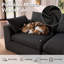 Canapé modulaire en forme de L avec repose-pieds de 108,2 po Cloud, canapé modulaire en forme de L avec repose-pieds 3 places, aucun assemblage requis-131878265