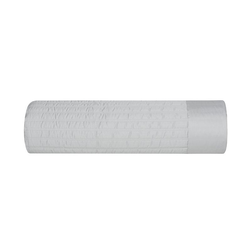 Monroe_Quilted Coverlet, Twin Quilt, Silver