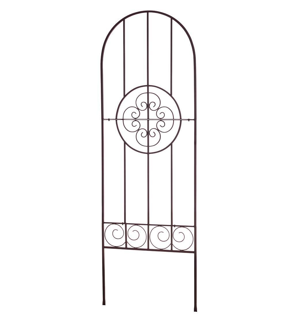 Evergreen Enterprises, Inc 72'' H x 24'' W Metal Arched Trellis | Wayfair