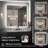 Adorna Dimmable Backlit LED Vanity Mirror with Anti-Fog-1021369885