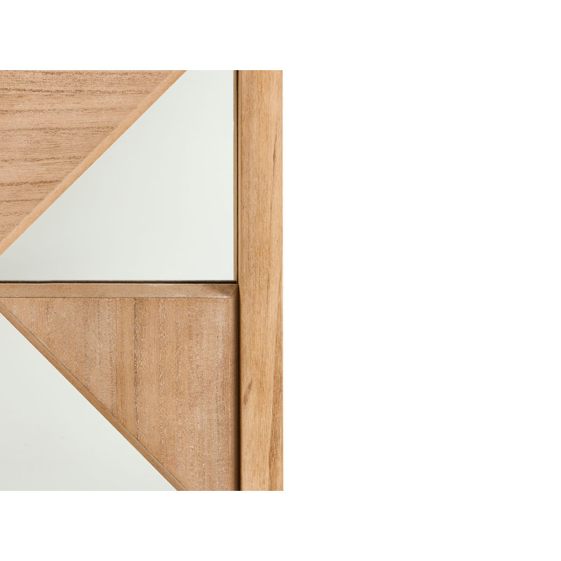 Solid Wood Rectangle Floor Mirror