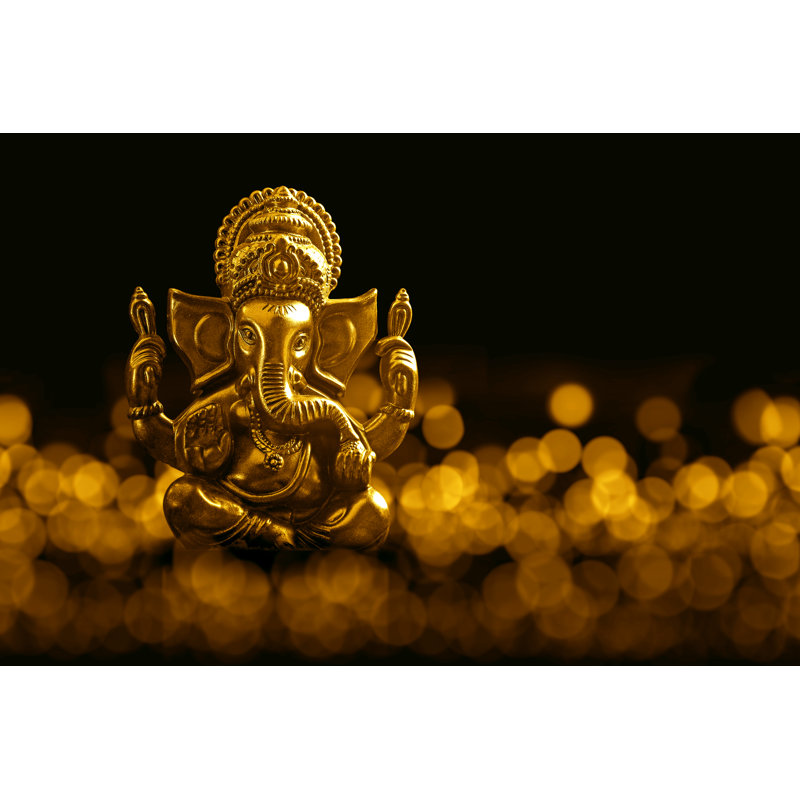 Ganesha by Nikhil Patil - Wrapped Canvas Print, 20cm H x 30cm W x 3.8cm D