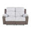 Causeuse inclinable électrique 5050 anthracite / noir