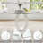 Modern Round Dining Set, Tempered Glass Dining Table with Weavon Velvet Chair for Dining Room and Small Space-1581638588-1581638529