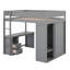 Lit mezzanine en bois avec placards, armoire et bureau à 2 tiroirs-1238388737-1238388743