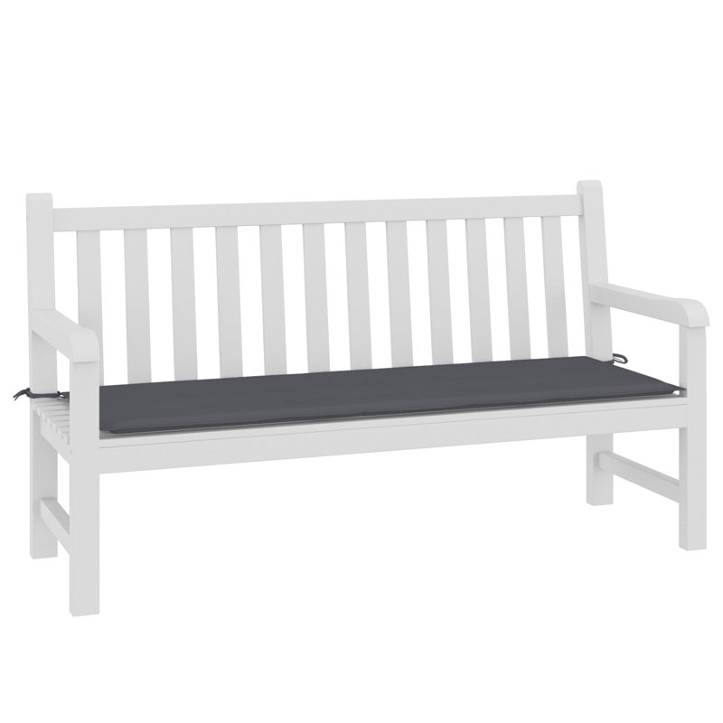 Outdoor Seat Cushion, Anthracite, 1.2" H x 59.1" W x 19.7" D
