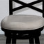 Tabouret pivotant 24 po en tissu beige