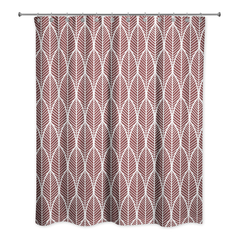 Rideau de douche Roshell, Rouge