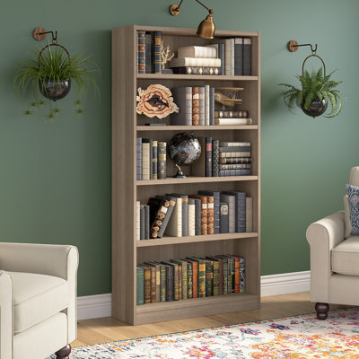 Doyno Tall 5 Shelf Bookcase, Storage and Display Bookshelf for Home Office and Living Room