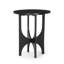 Table d'appoint Inda, noir mat | Métal, tables d'appoint, arrière-pays moderne | Moderne