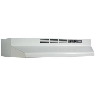Broan NuTone 24 360 Cubic Feet Per Minute Ductless Under Cabinet Range Hood  with Charcoal Filter and Light Included & Reviews