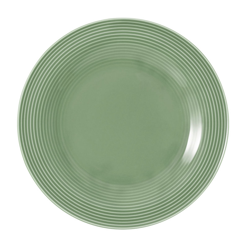 23cm Porcelain Bread And Butter Plate, Sage Green