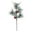 Frosted Pine Cone Pick - 19.5 Inches Set Of 12