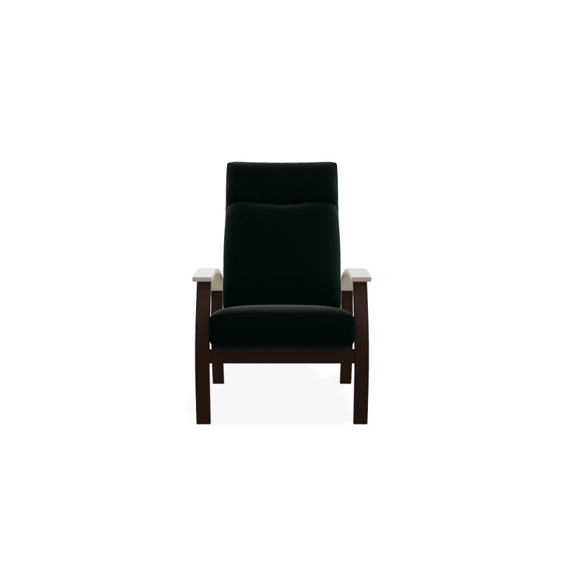 Chaise de patio inclinable avec coussins Askar, Toile Sunbrella® vert forêt, Désert P60, Kona texturé