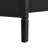 King Size Wooden Canopy Platform Bed with Headboard and Support Legs, Black-538355130-538355132