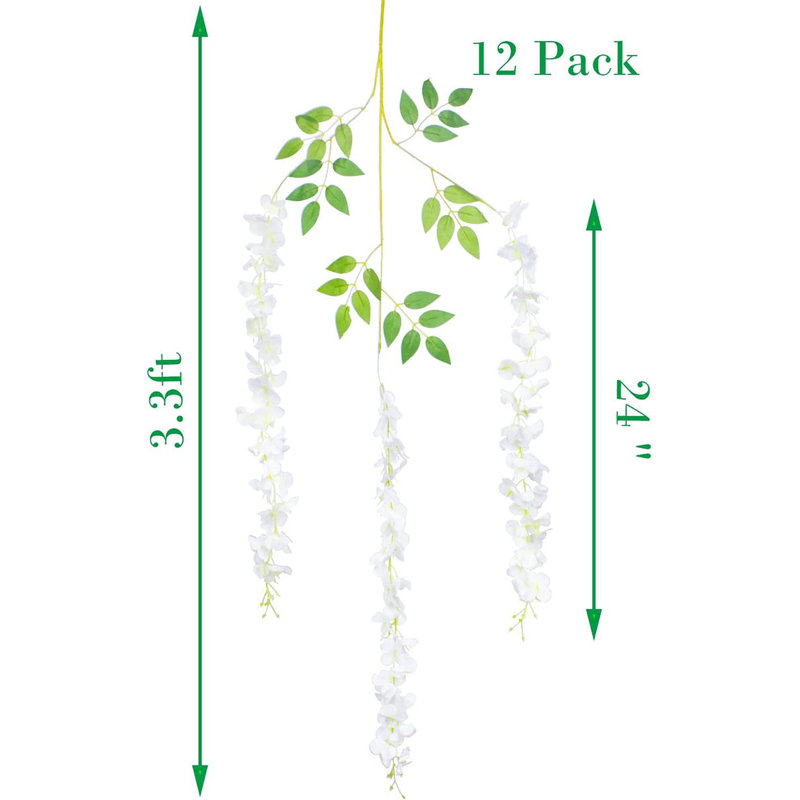 Wisteria Arrangement, White