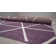 Tapis mauve à motif géométrique Dudley