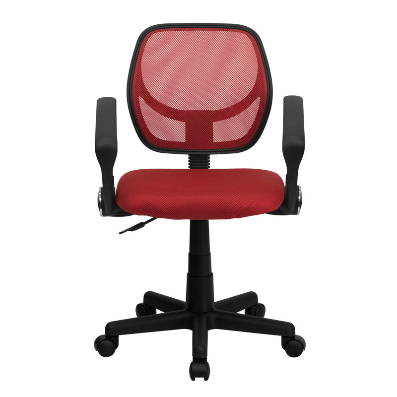 Chaise de bureau Wayfair Basics®, Rouge, Inclus