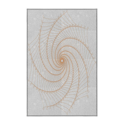 Tapis de zone jaune à motif