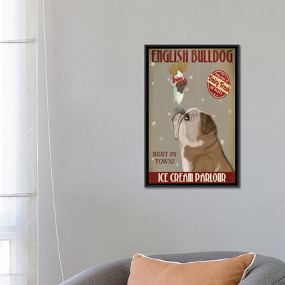 Fab Funky " English Bulldog Ice Cream " by Fab Funky