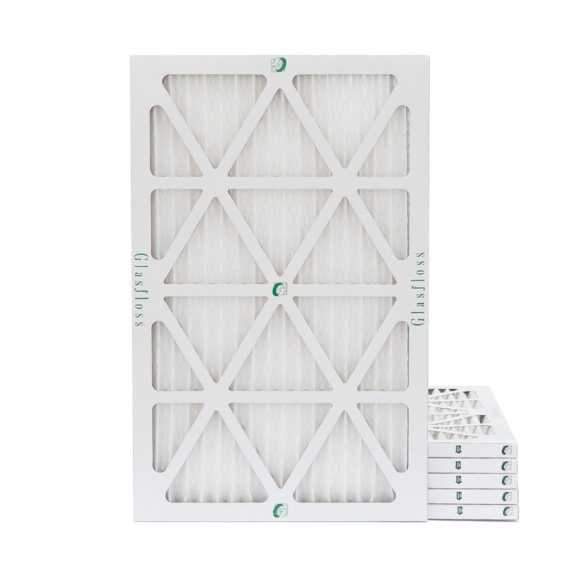 Filtres à air plissés Glassfloss ZL MERV 10, H 24 po x l 10 po x P 1 po