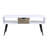 Halima White & Black Finish Coffee Table