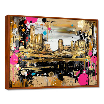 Radiant Drift of Canyon Desert I - Canyon, art mural
