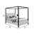 Keri Canopy Bed, Slatted Wood Frame,-114018893-114018891