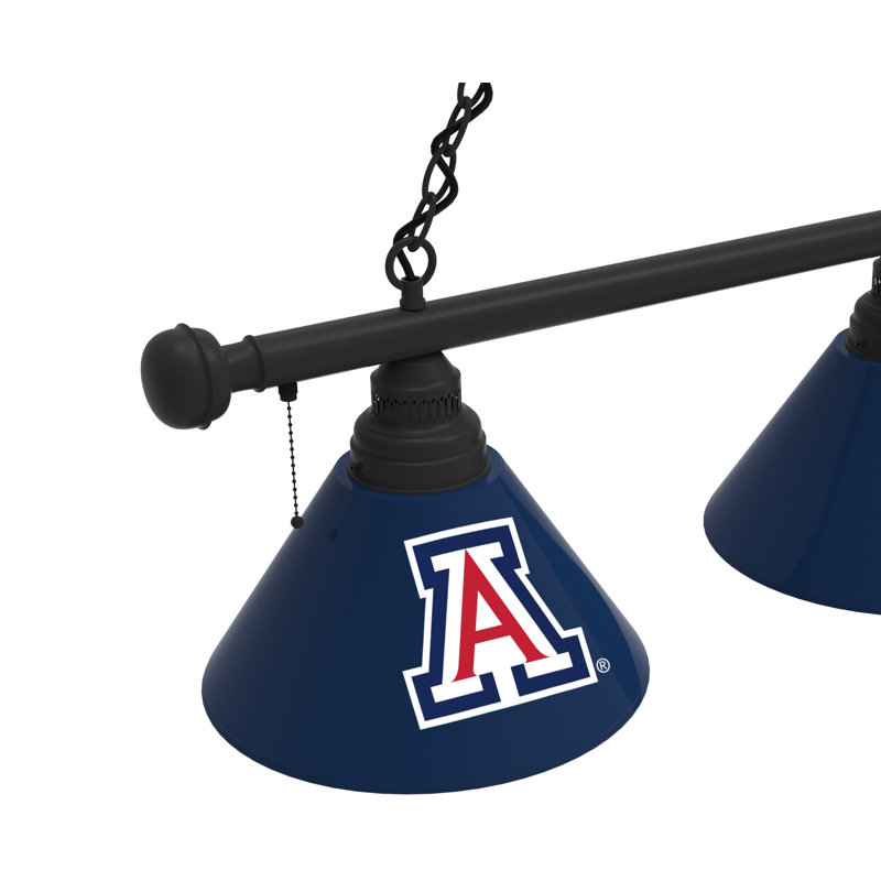 3 - Light Pool Table Lights Pendant, Black, Arizona Wildcats