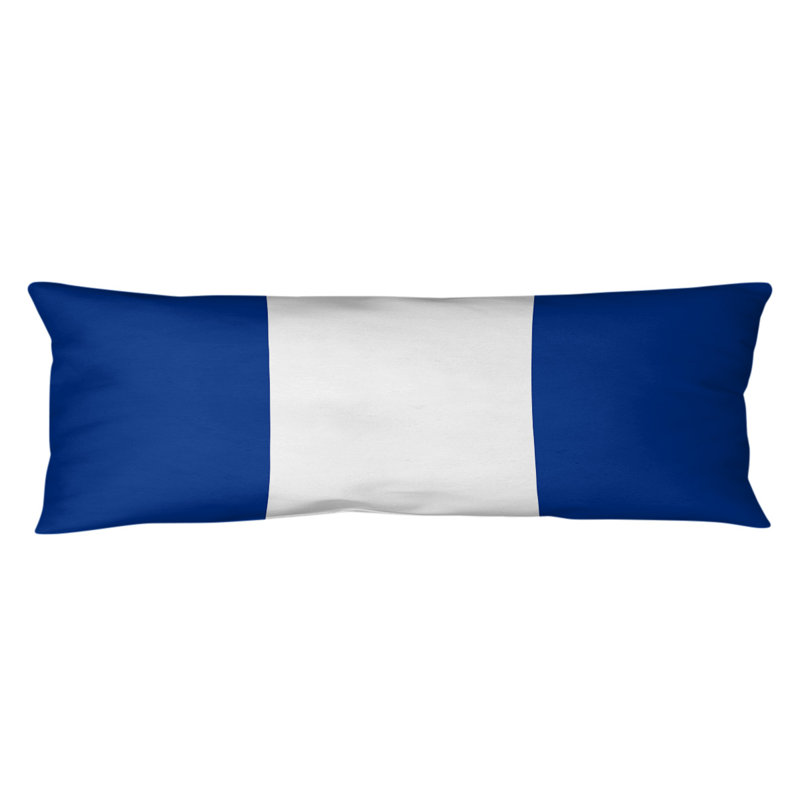 Oreiller de corps en polyester / polyester Arizona Football Stripes, Bleu marine / blanc, Football Seattle